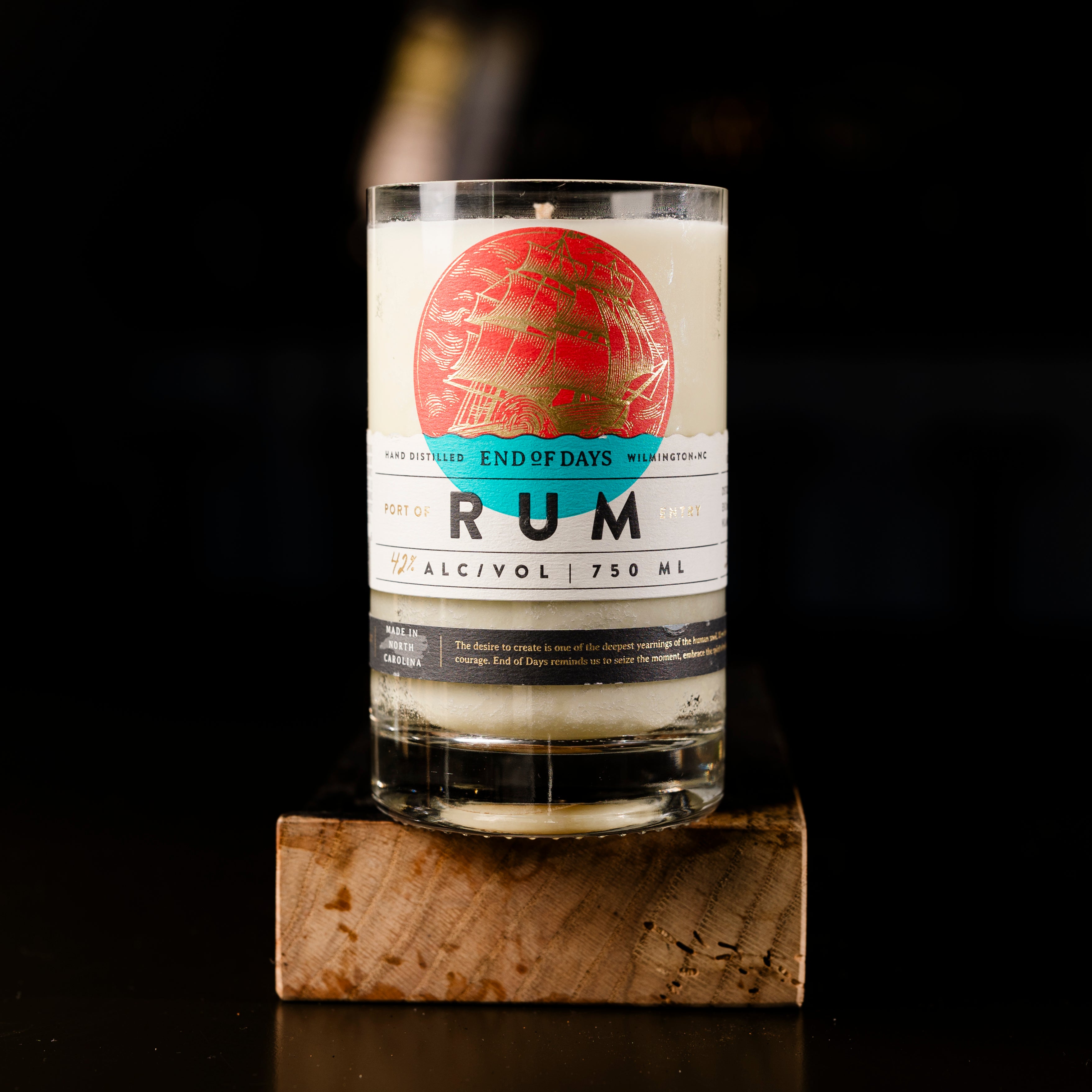 Soy Recycled Bottle Candle