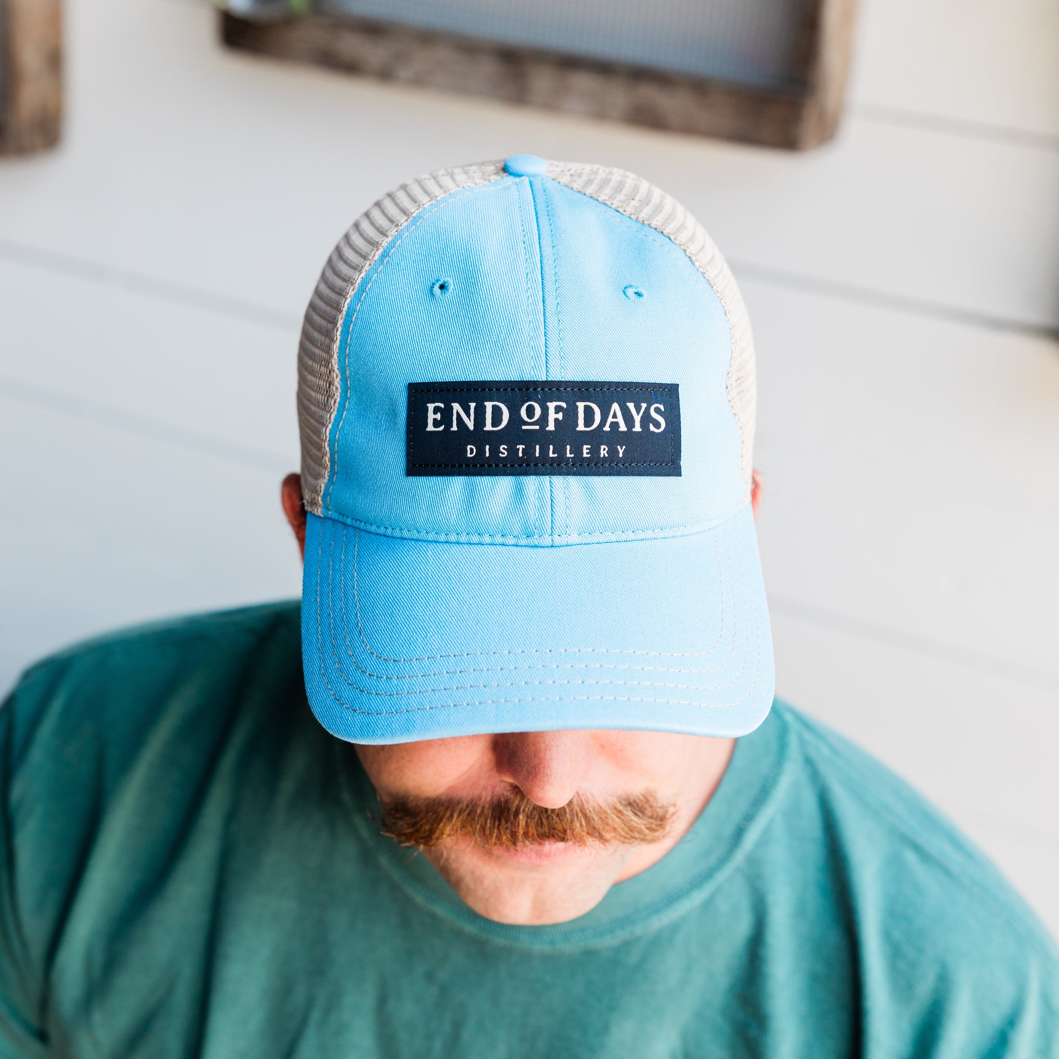 Woven Label Mesh Dad Hat