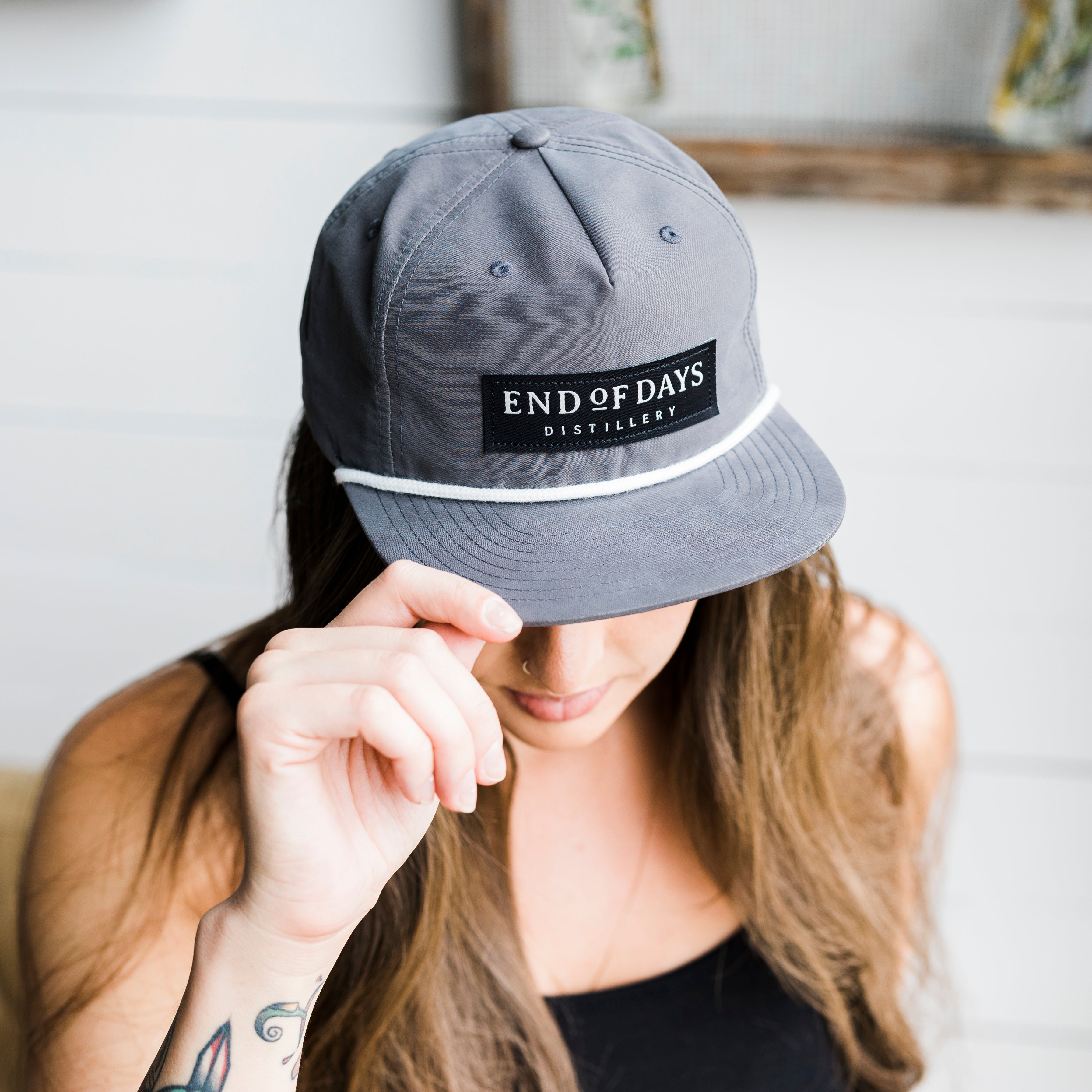 Woven Label Roped Flatbill