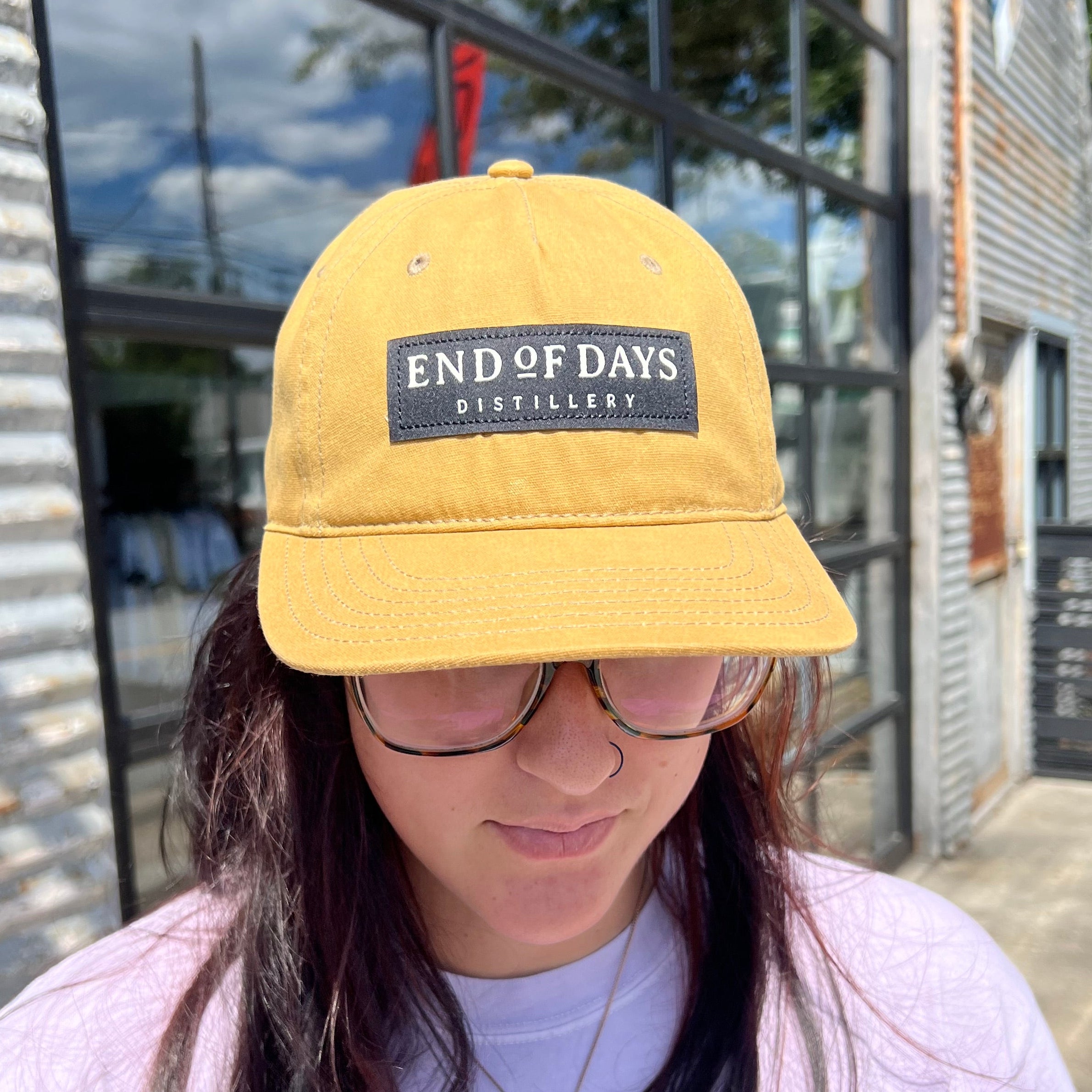 Woven Label Solid Dad Hat