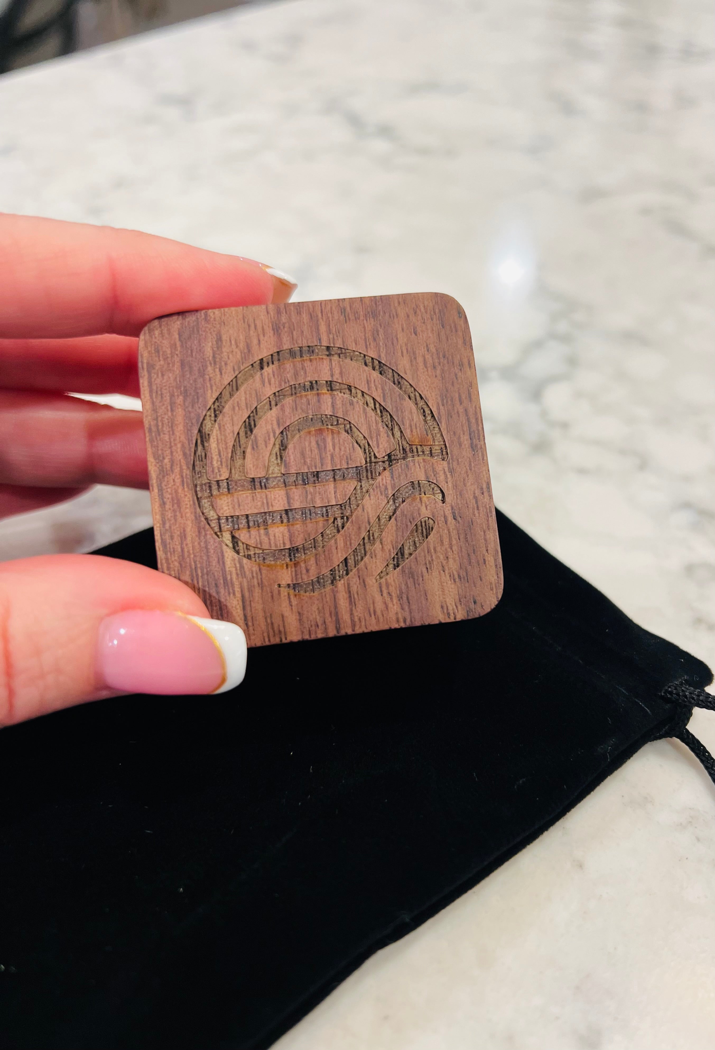 EOD Logo Wooden Cuff Links Pair