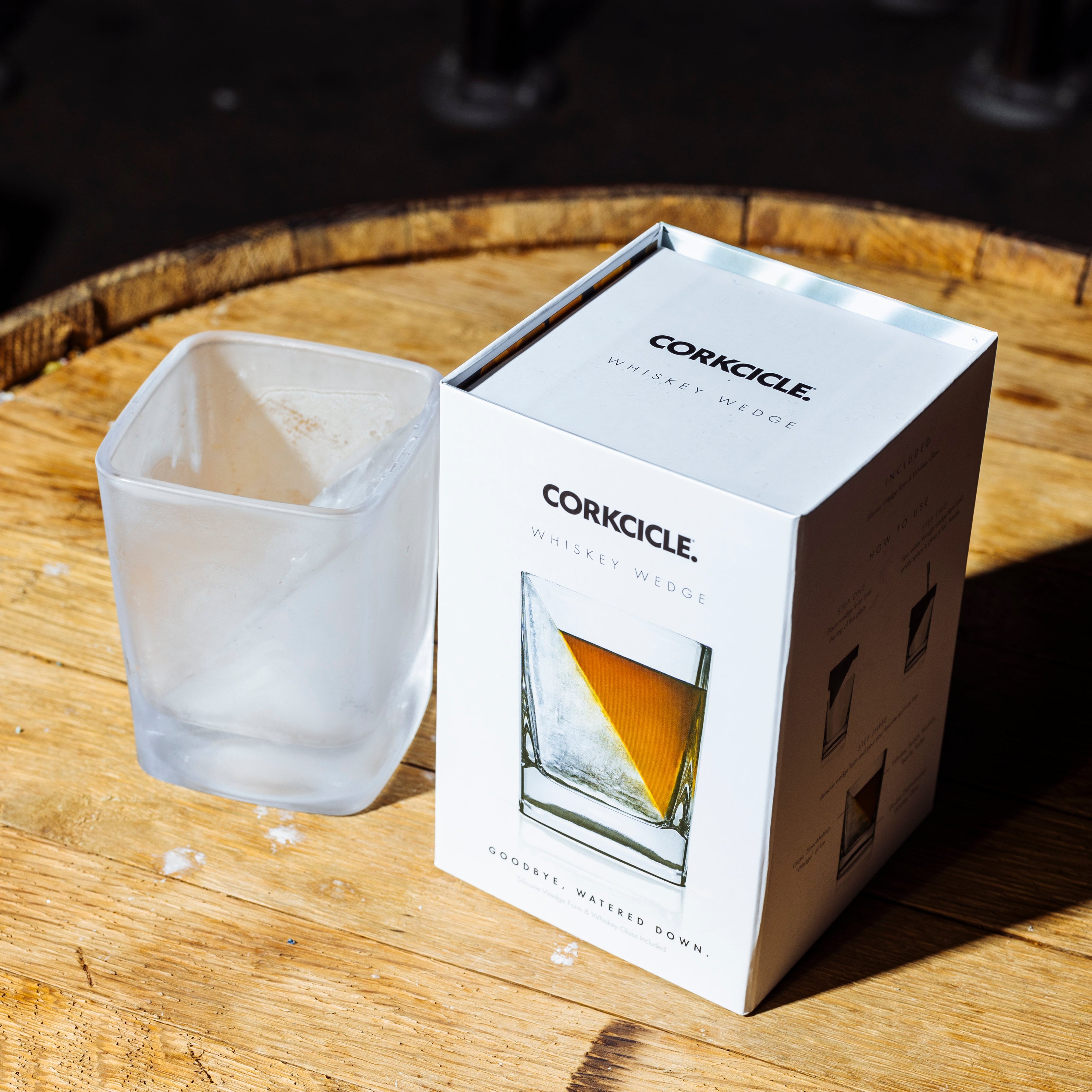 Etched Corkcicle Whiskey Wedge