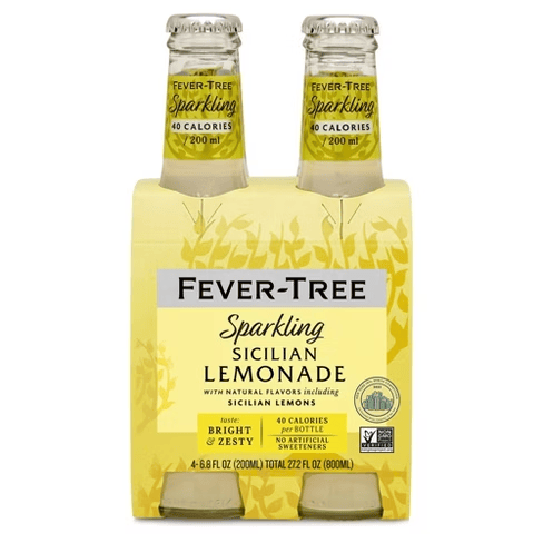 Fever Tree Sparkling Sicilian Lemonade 4 Pack
