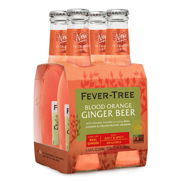 Fever Tree Blood Orange Ginger Beer 4 Pack