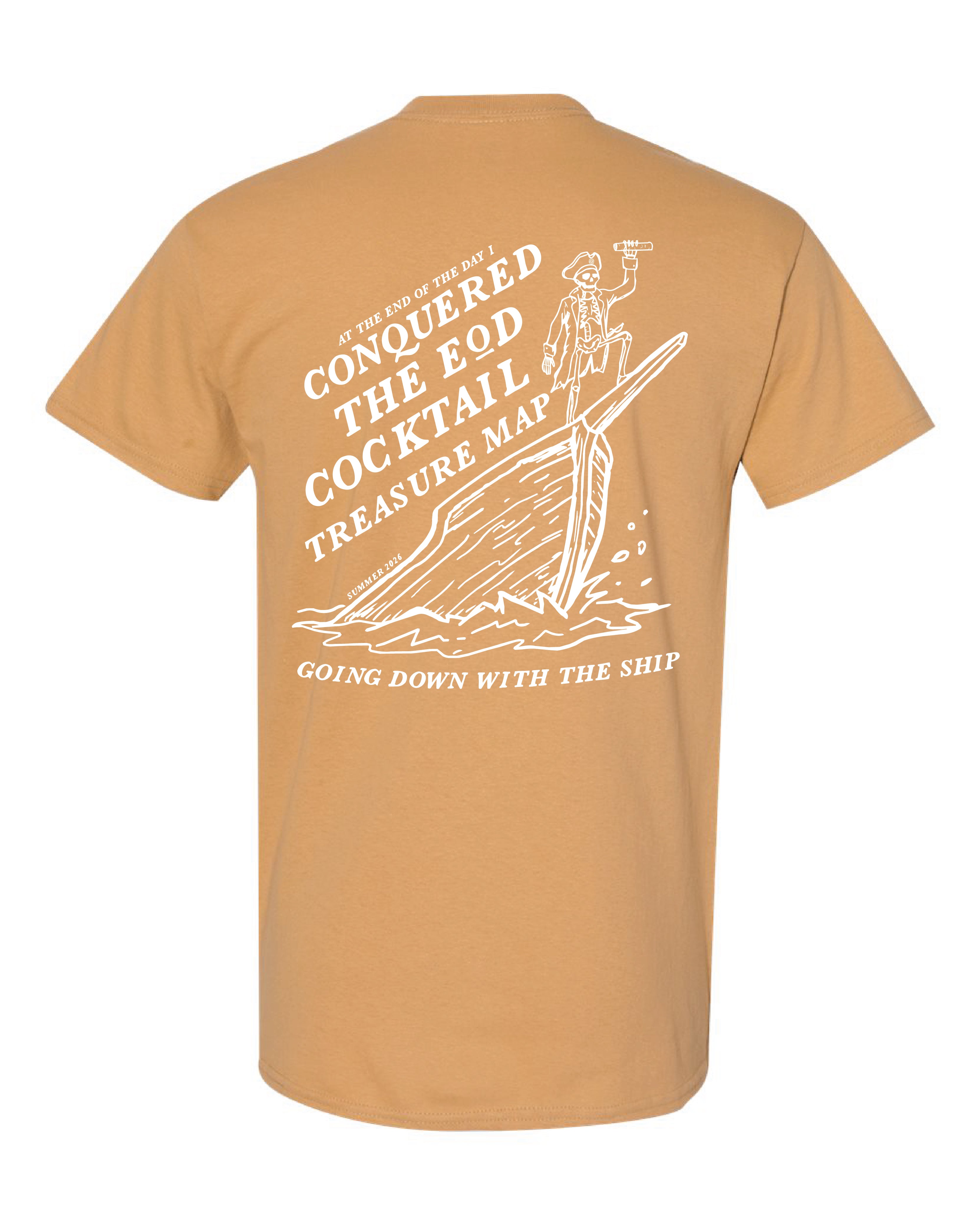 Cargo Cocktail Treasure Map T-Shirt