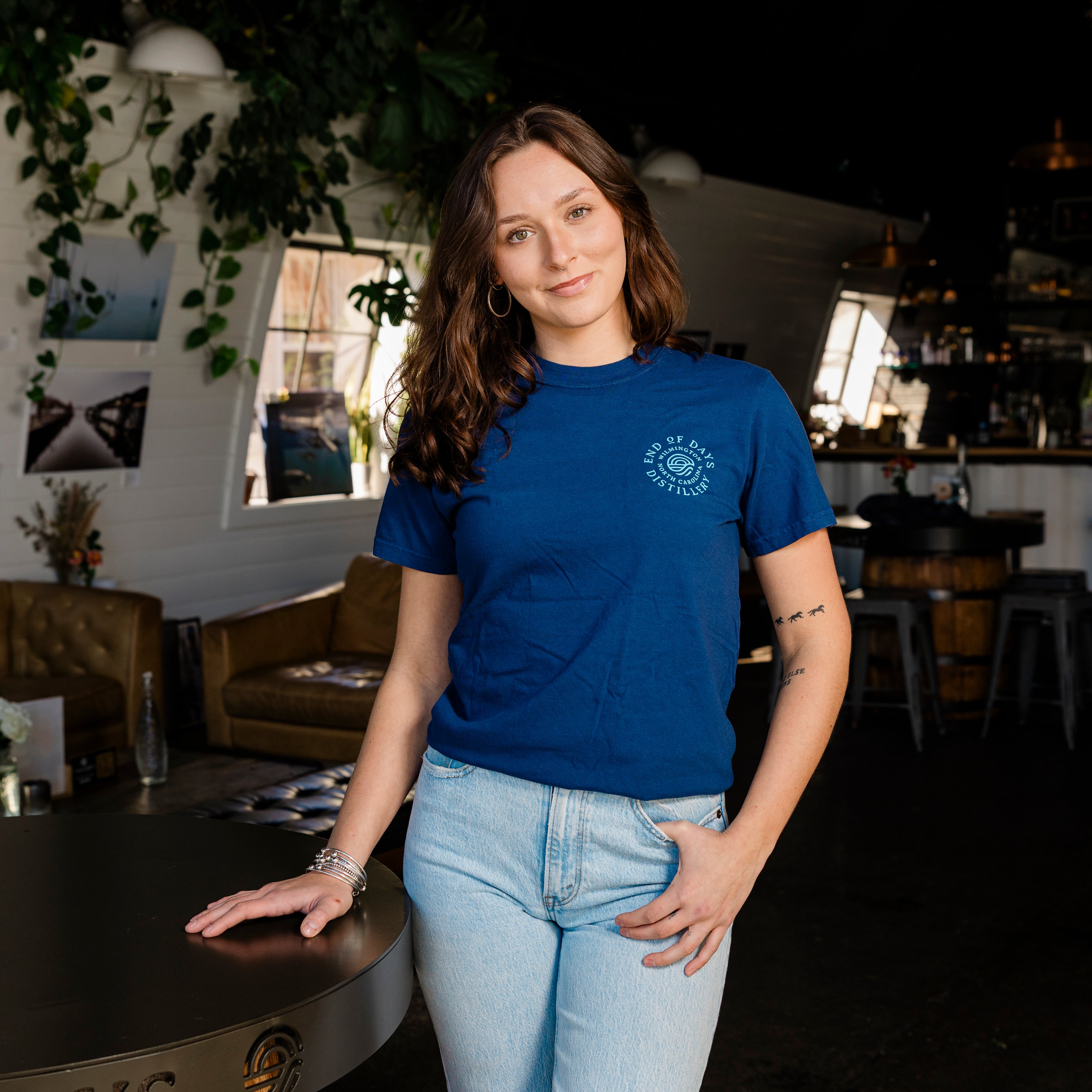 Navy Bourbon Whiskey T-Shirt