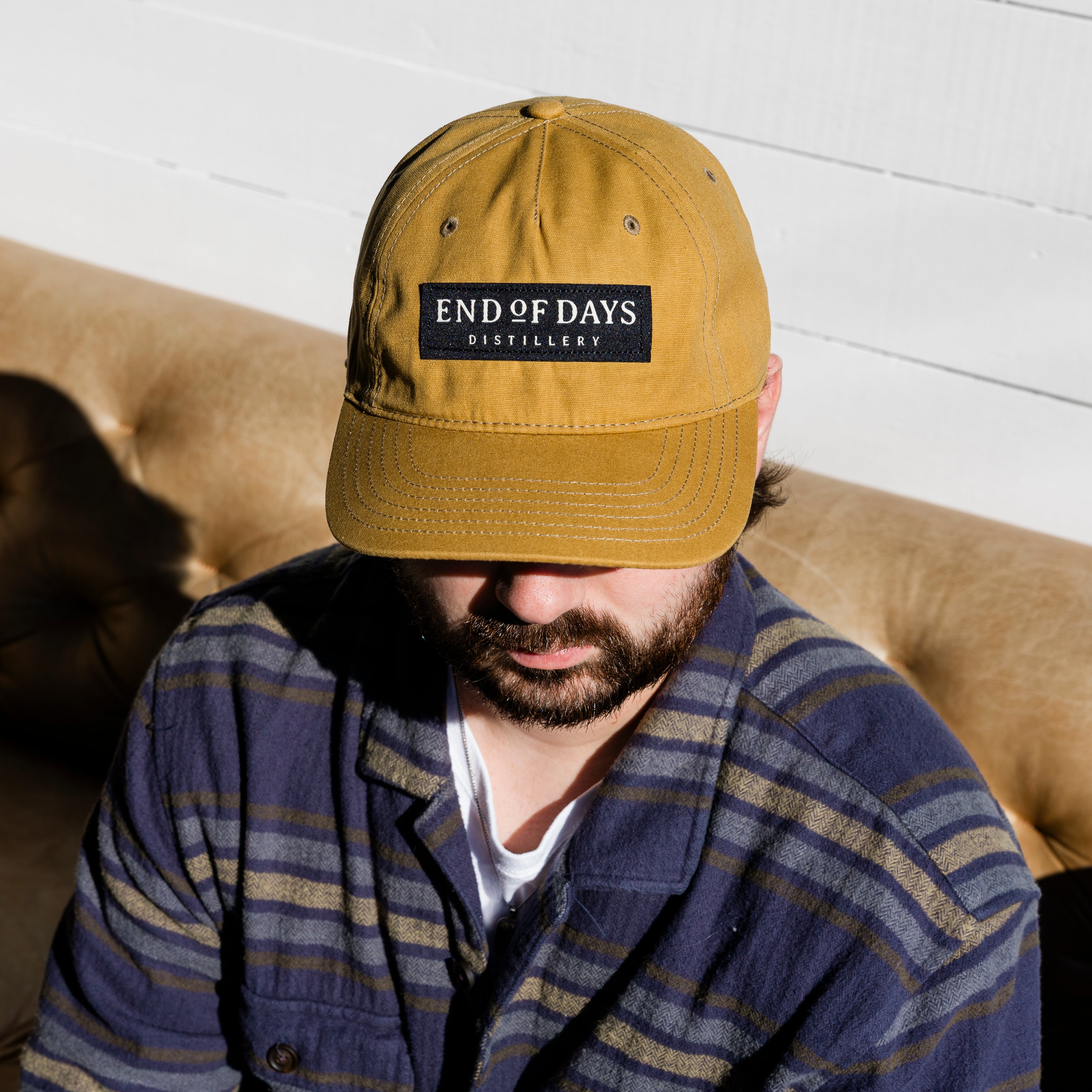 Woven Label Solid Dad Hat