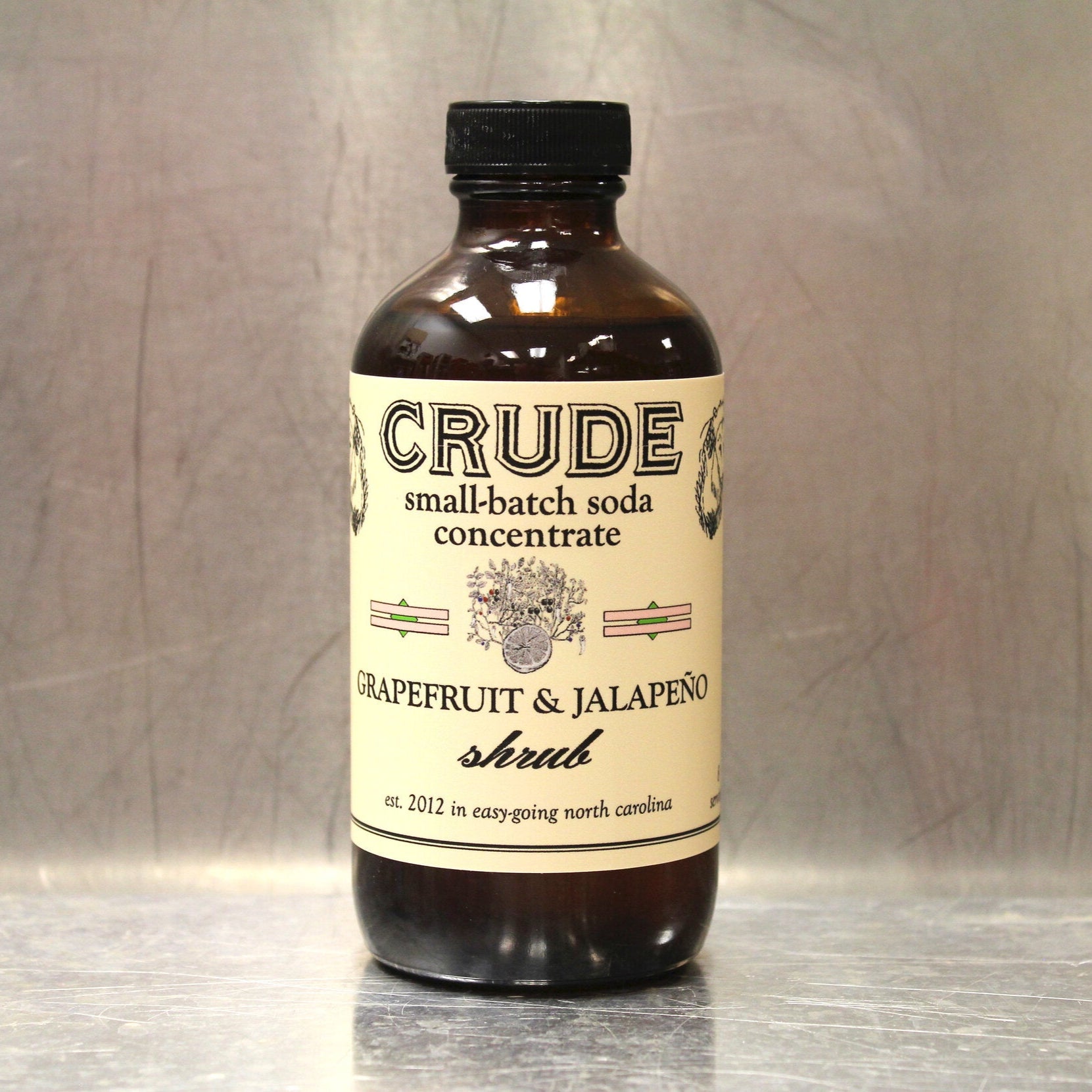 Crude Grapefruit and Jalepeno Shrub Syrup