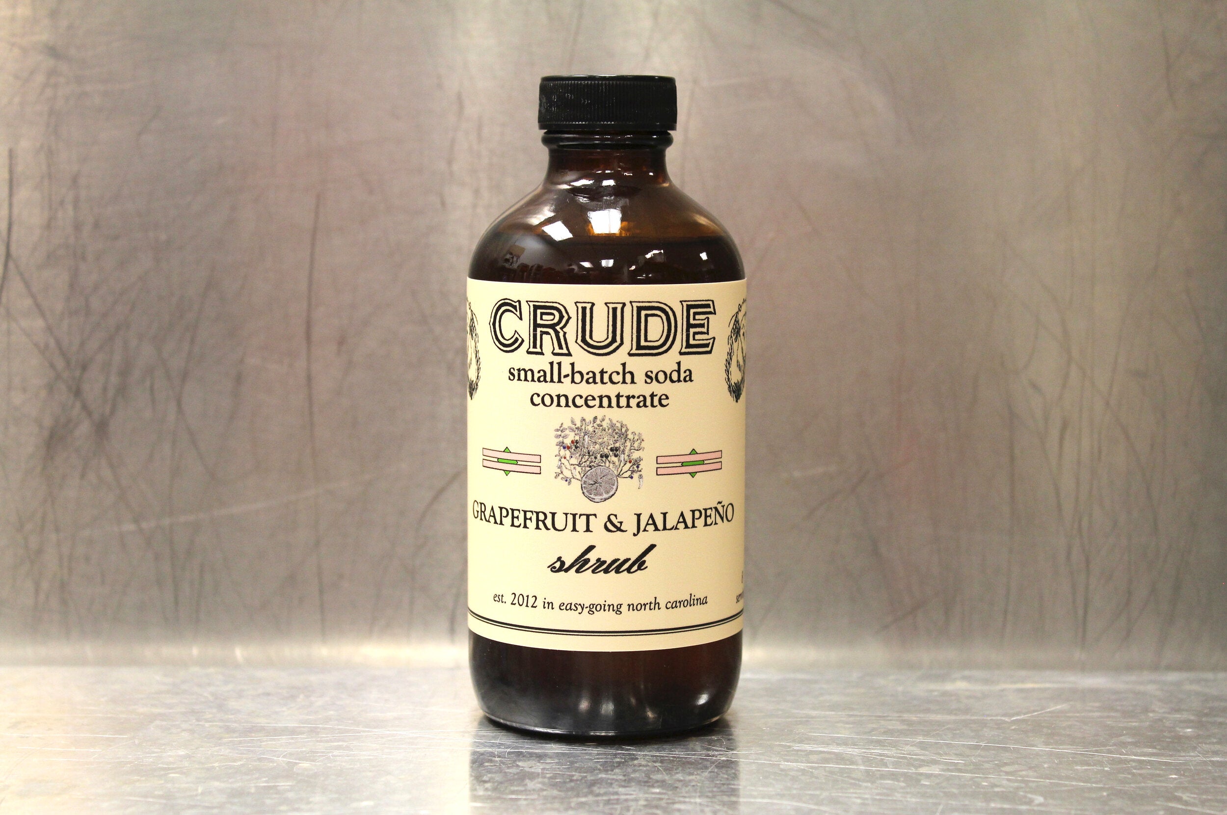 Crude Grapefruit and Jalepeno Shrub Syrup